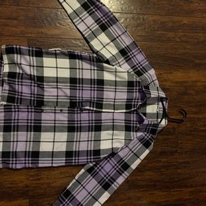 Plaid shirt collared size small SHEIN